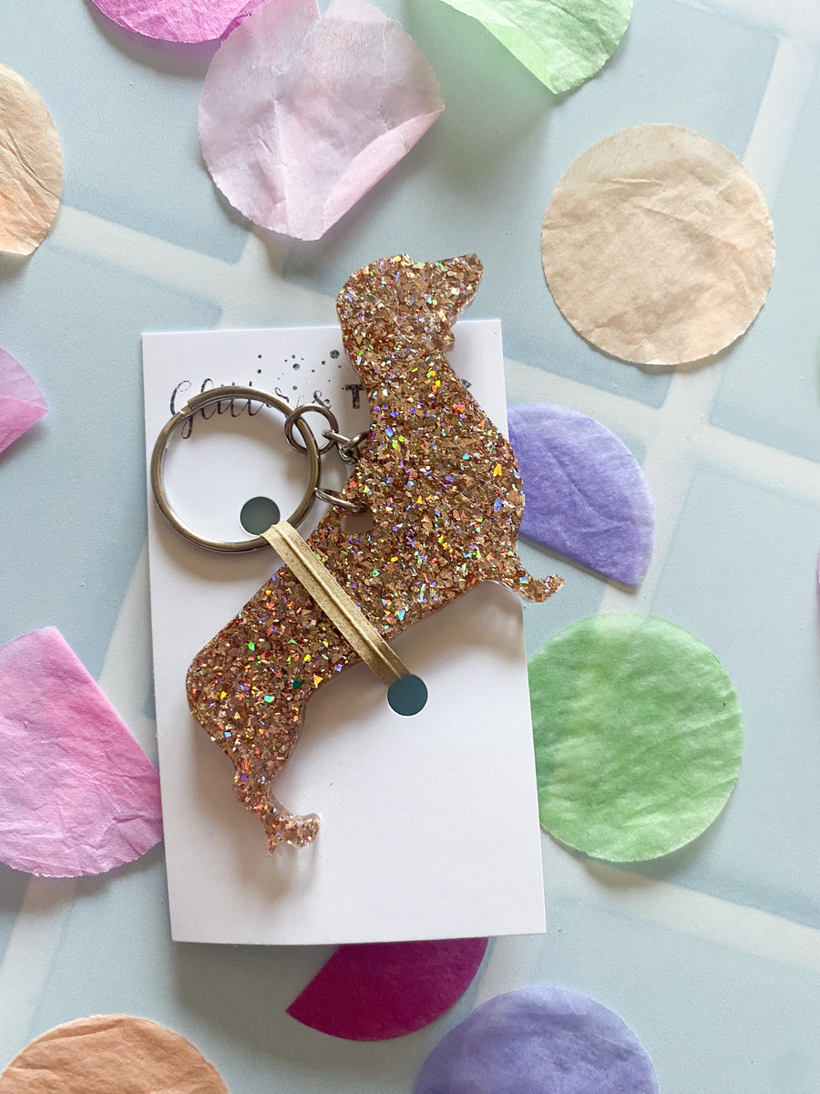 Dachshund Keyring