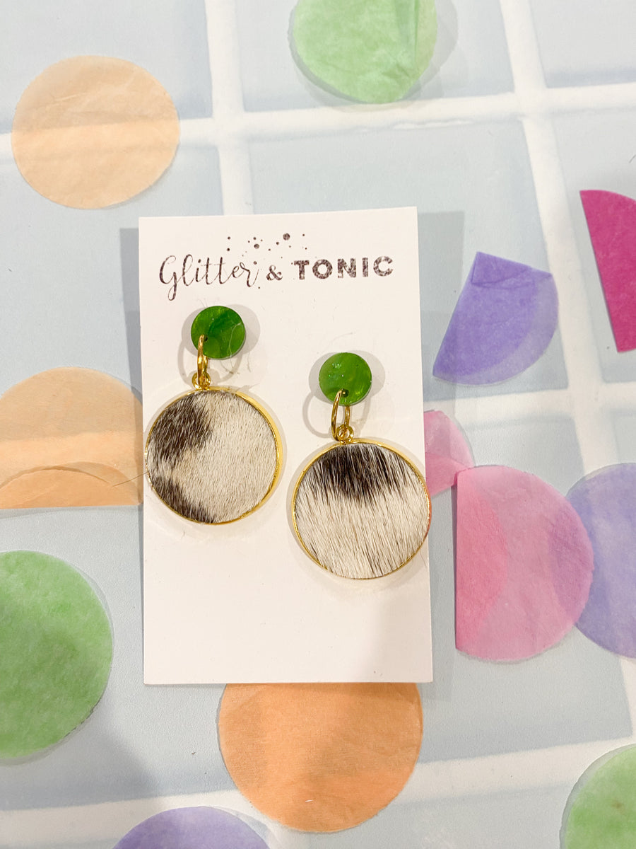 Cowhide Dangles
