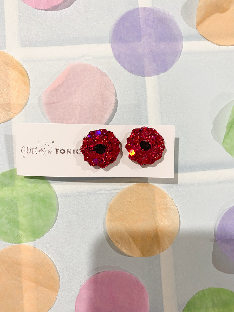 Remembrance\Anzac Day Earrings