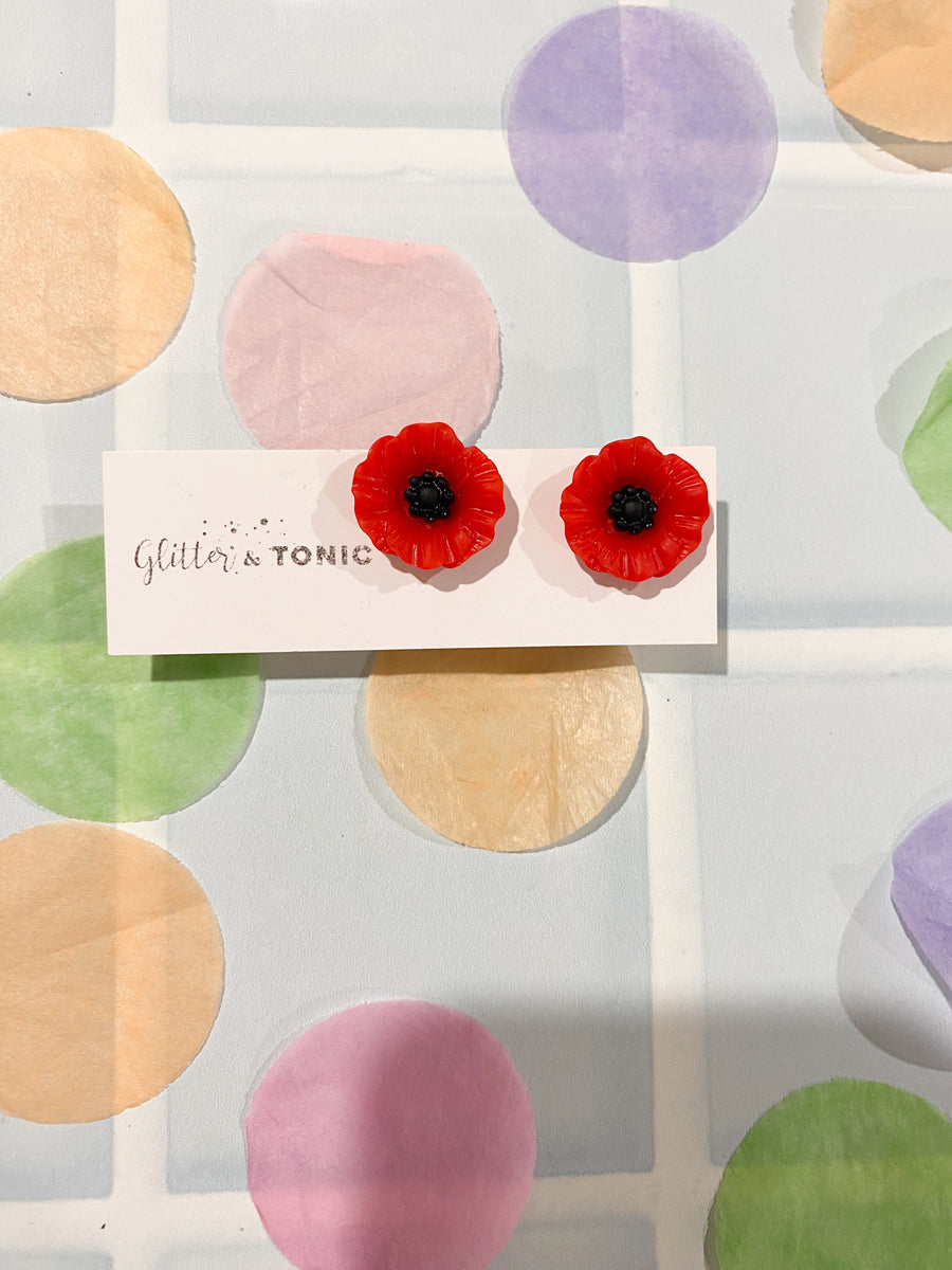 Remembrance\Anzac Day Earrings