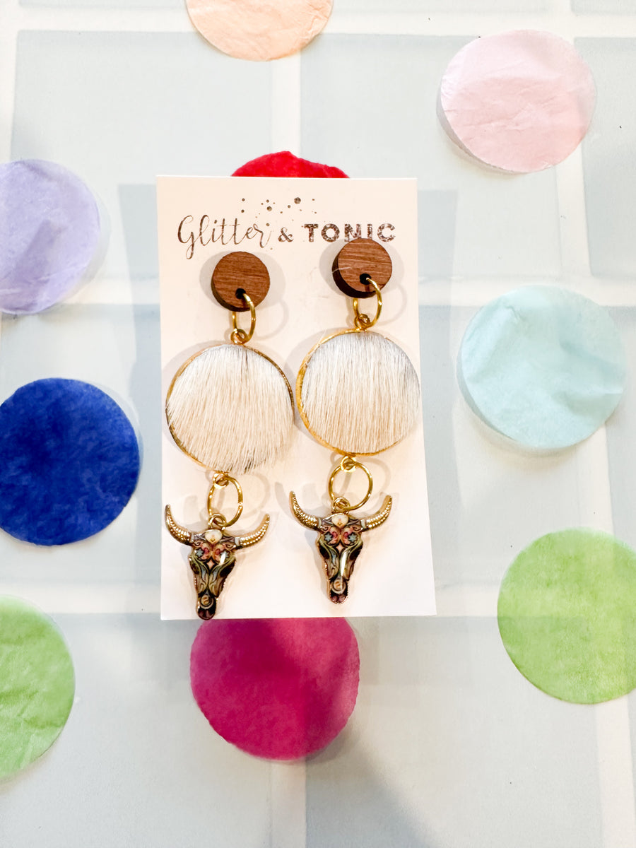 Cowhide Dangles