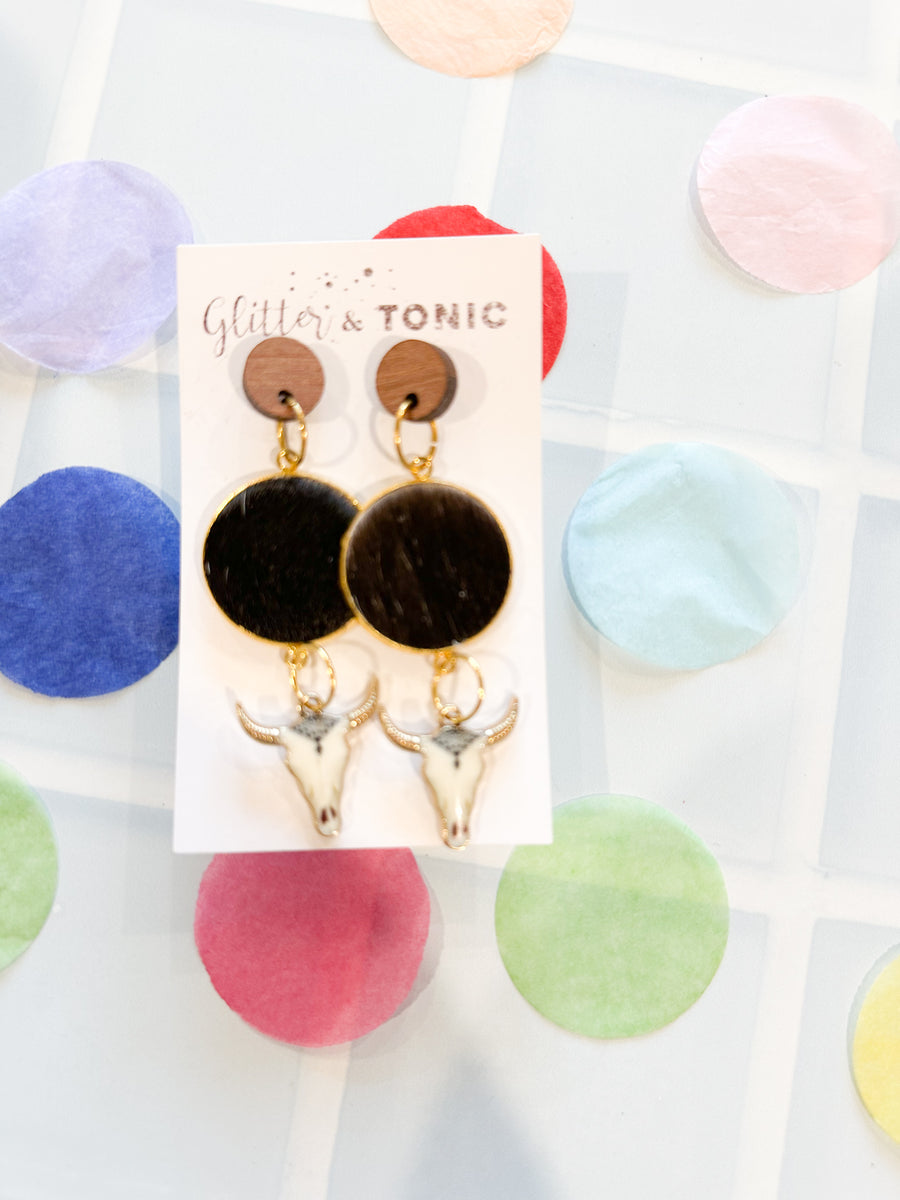 Cowhide Dangles
