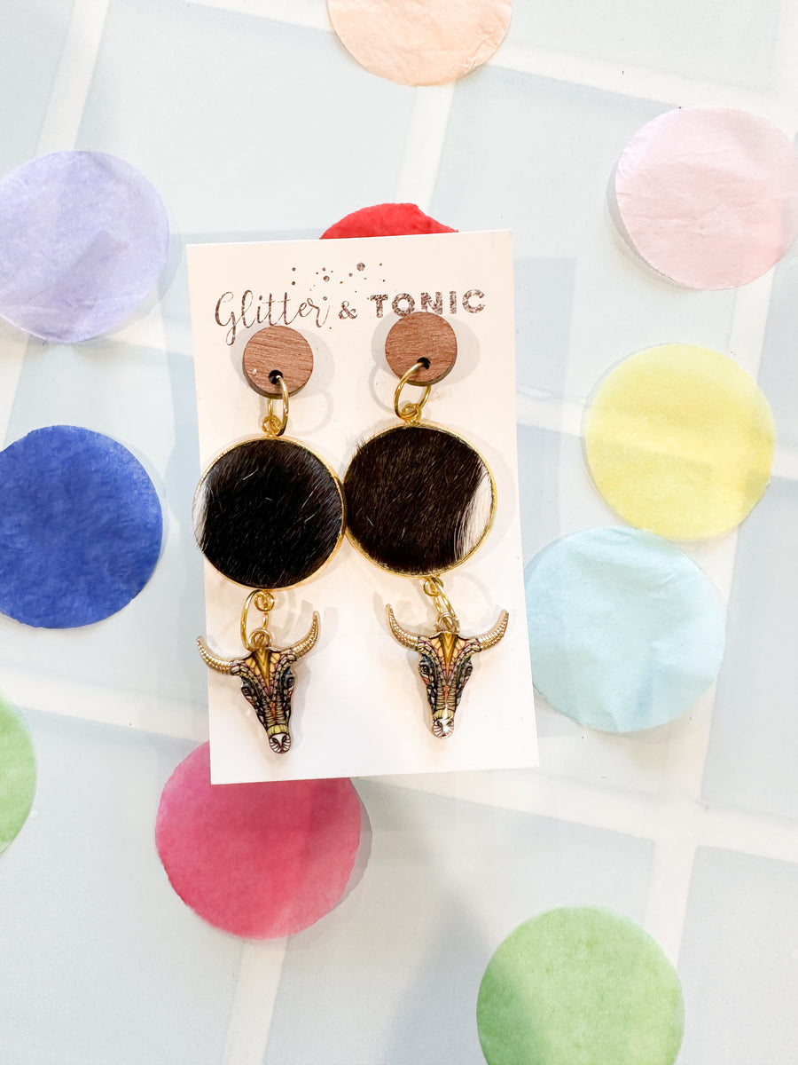 Cowhide Dangles