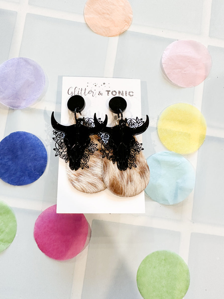 Cowhide Dangles