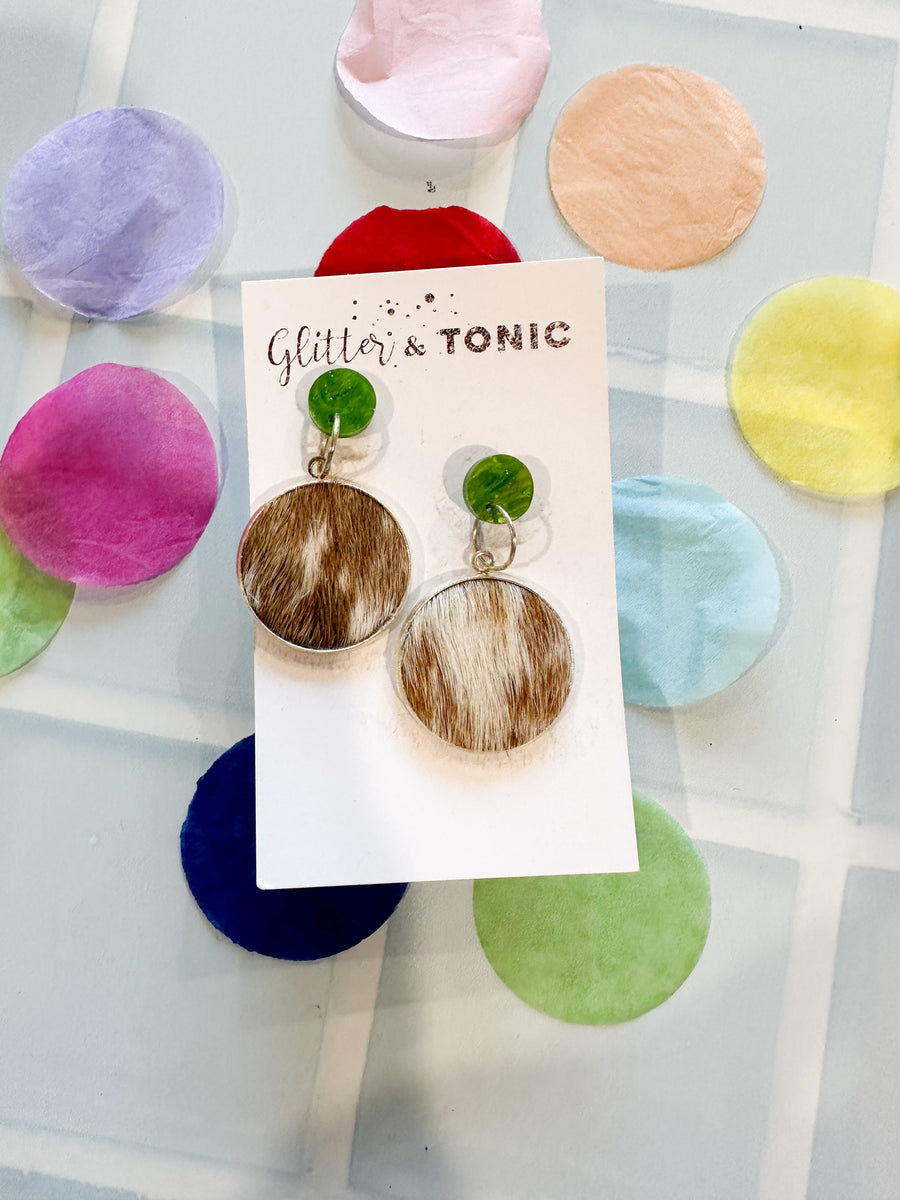 Cowhide Dangles
